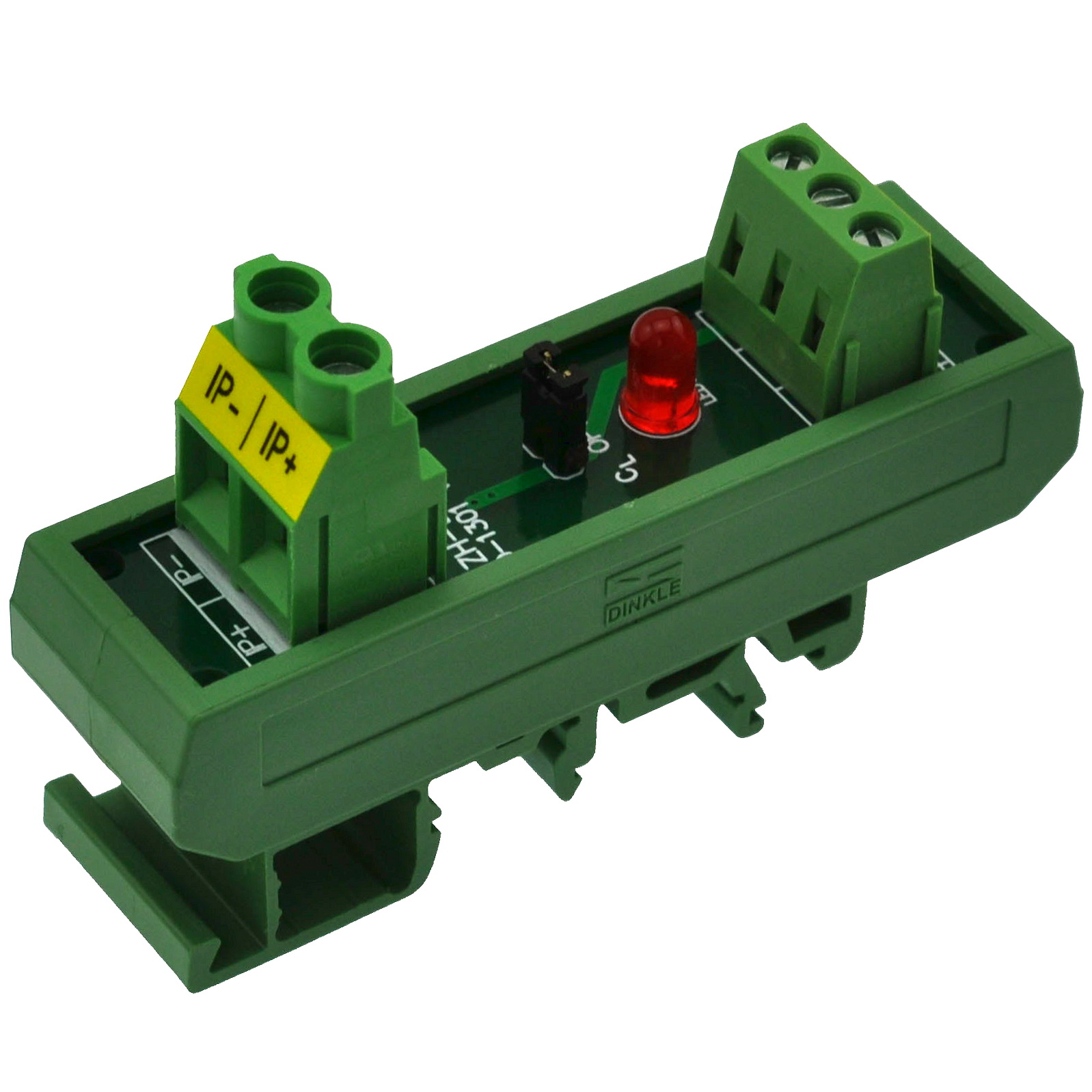 Slim DIN Rail Mount AC/DC +/5Amp Current Sensor Module, based on ACS712.
