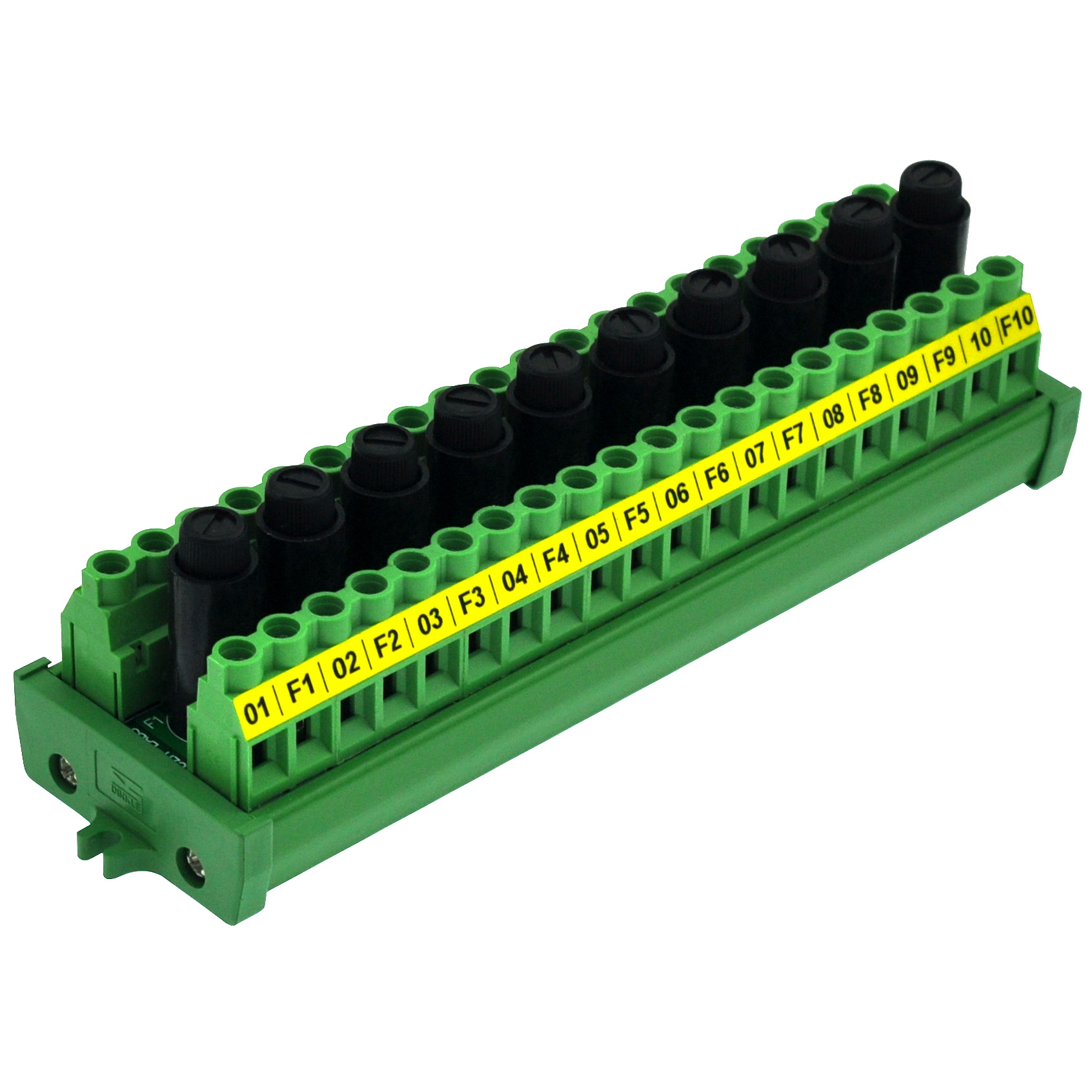 CZHLABS Screw Mount 20 Position Screw Terminal Block Distribution