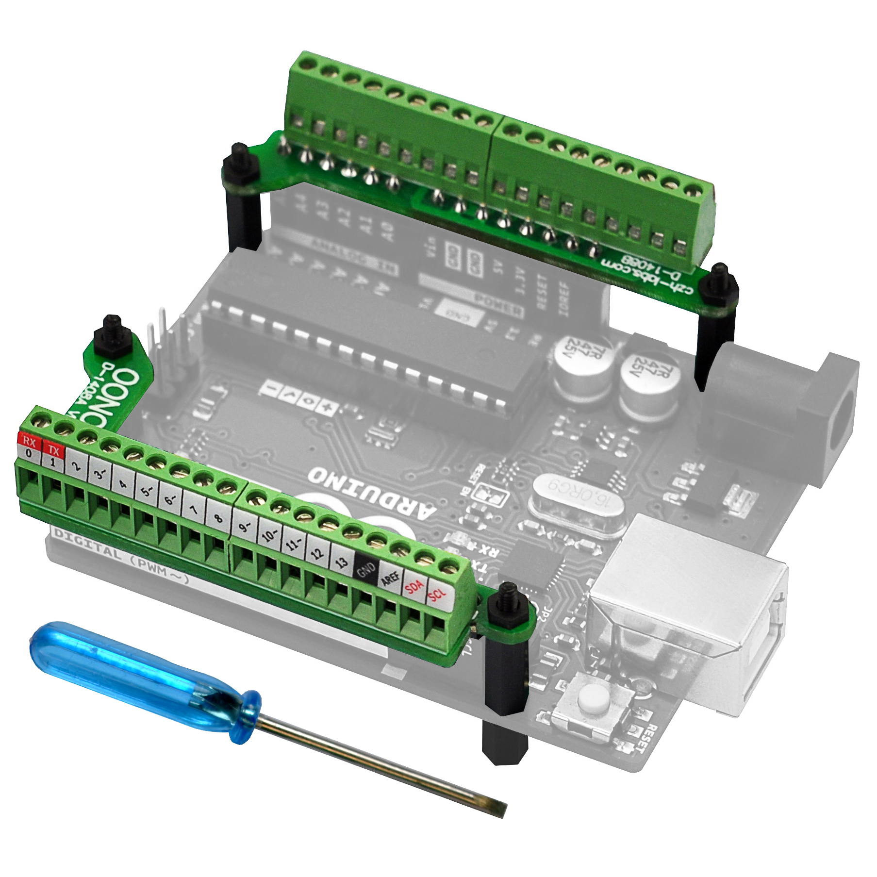 Ultrasmall GPIO Terminal Block Breakout Board Module for Arduino UNO R3